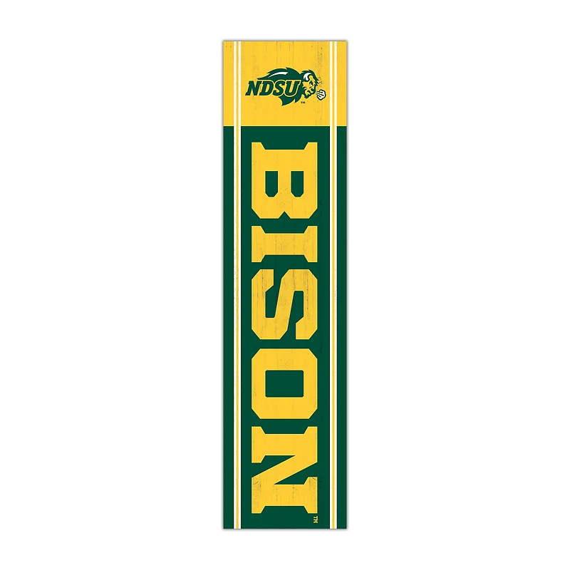 NDSU Bison 48" Team Name with Logo Leaner