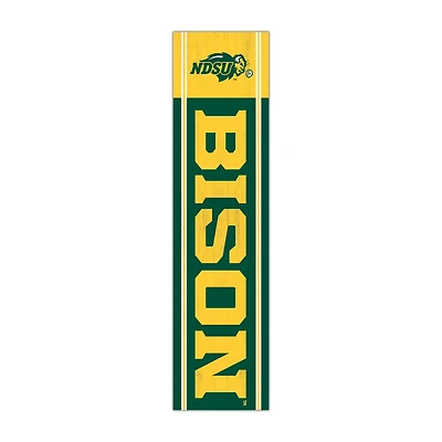 NDSU Bison 48" Team Name with Logo Leaner