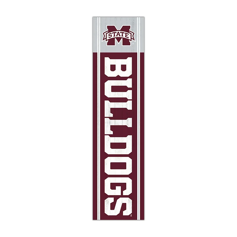 Mississippi State Bulldogs 48" Team Name with Logo Leaner