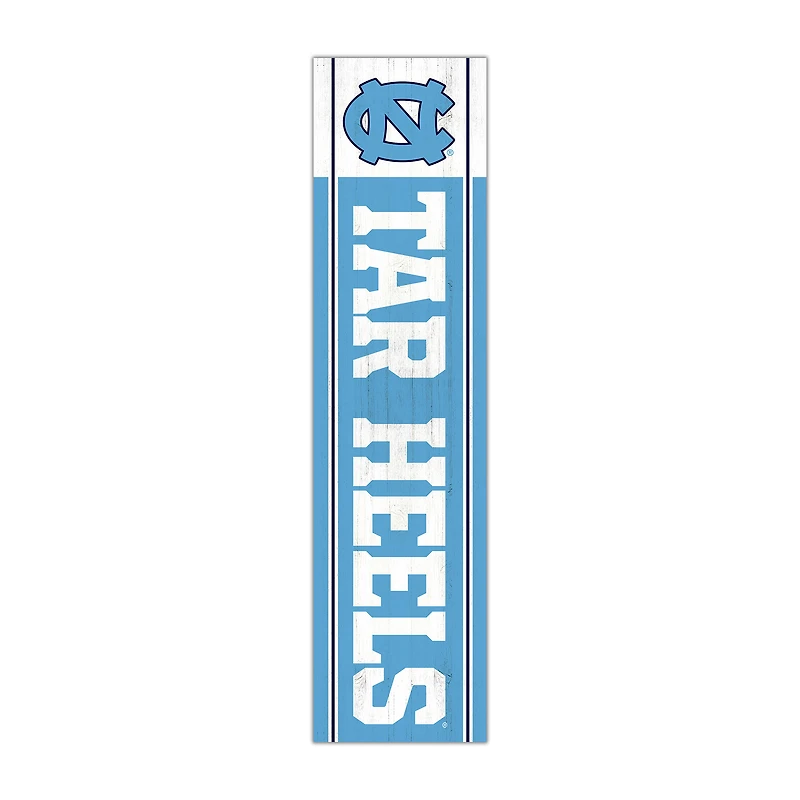 North Carolina Tar Heels 48" Team Name with Logo Leaner