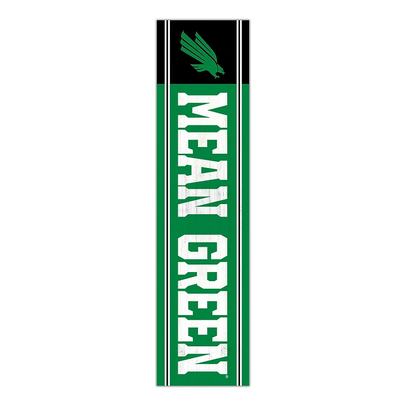 North Texas Mean Green 48" Team Name with Logo Leaner