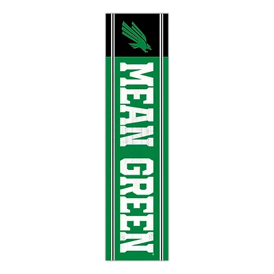 North Texas Mean Green 48" Team Name with Logo Leaner