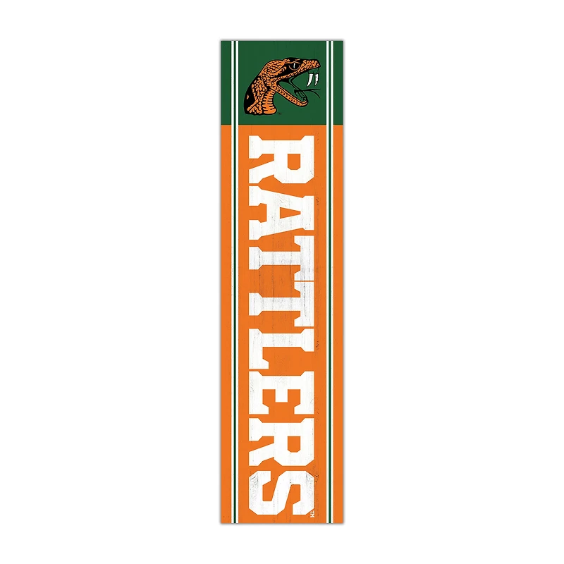 Florida A&M Rattlers 48" Team Name with Logo Leaner
