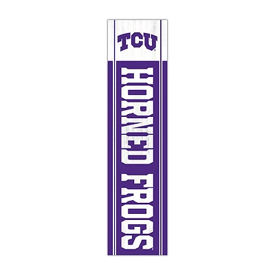 TCU Horned Frogs 48" Team Name with Logo Leaner