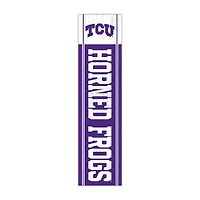 TCU Horned Frogs 48" Team Name with Logo Leaner