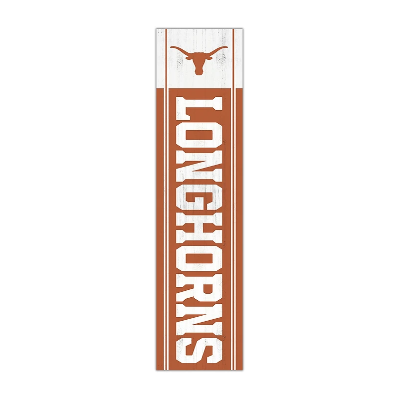 Texas Longhorns 48" Team Name with Logo Leaner