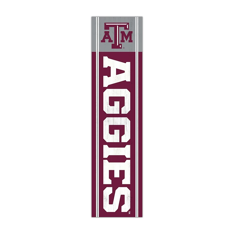 Texas A&M Aggies 48" Team Name with Logo Leaner