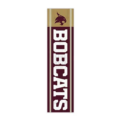 Texas State Bobcats 48" Team Name with Logo Leaner