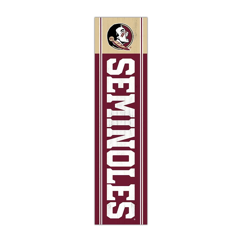 Florida State Seminoles 48" Team Name with Logo Leaner