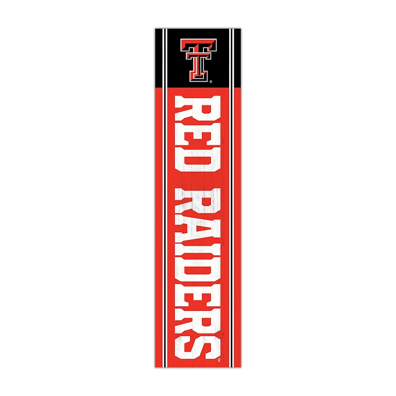 Texas Tech Red Raiders 48" Team Name with Logo Leaner