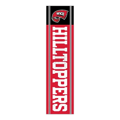 Western Kentucky Hilltoppers 48" Team Name with Logo Leaner