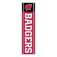 Wisconsin Badgers 48" Team Name with Logo Leaner