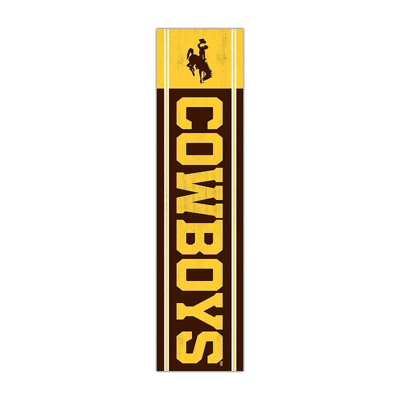 Wyoming 48" Team Name with Logo Leaner