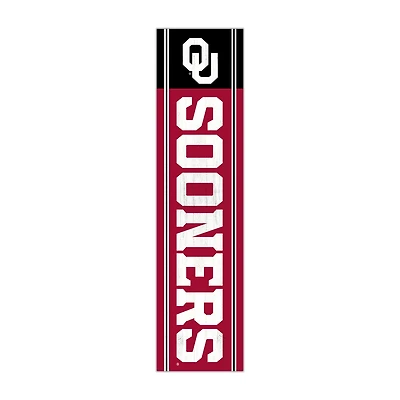 Oklahoma Sooners 48" Team Name with Logo Leaner