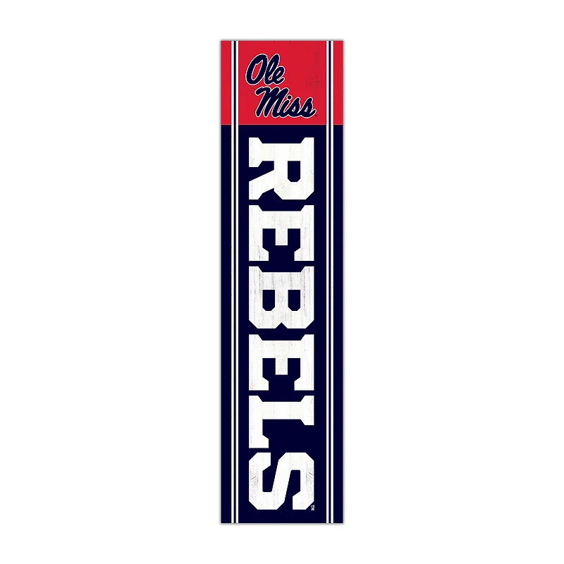 Ole Miss Rebels 48" Team Name with Logo Leaner
