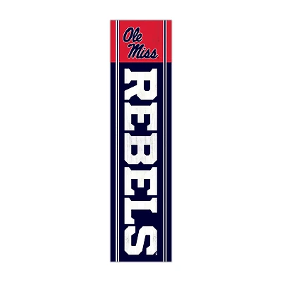 Ole Miss Rebels 48" Team Name with Logo Leaner