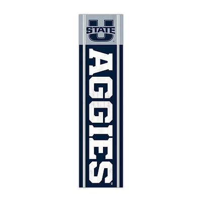 Utah State Aggies 48" Team Name with Logo Leaner