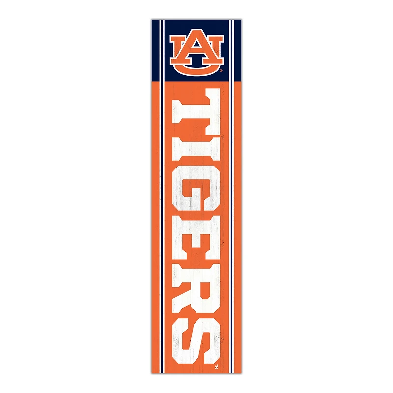 Auburn Tigers 48" Team Name with Logo Leaner