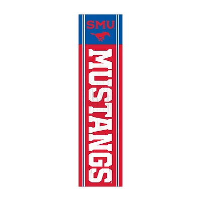 SMU Mustangs 48" Team Name with Logo Leaner