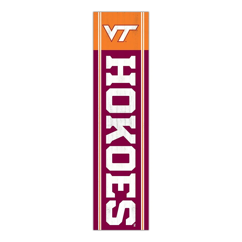 Virginia Tech Hokies 48" Team Name with Logo Leaner