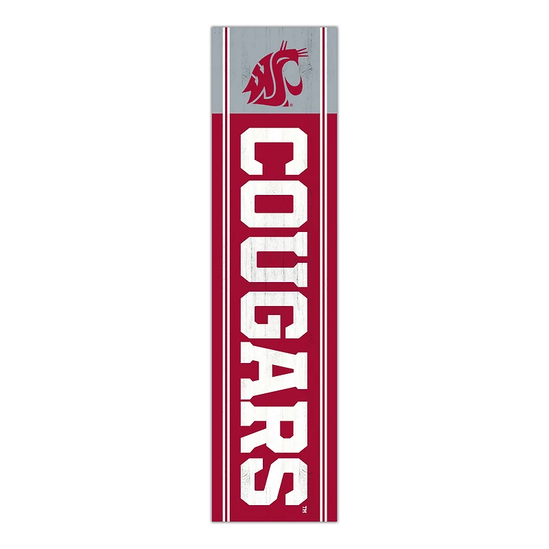 Washington State Cougars 48" Team Name with Logo Leaner