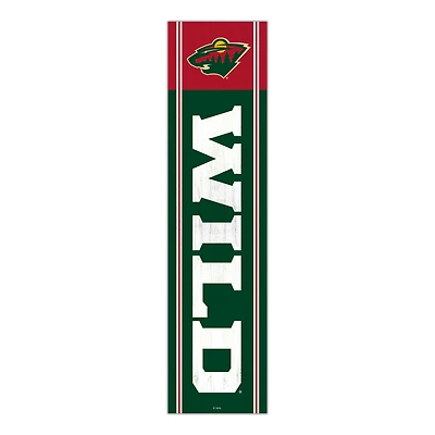 Minnesota Wild 48" Team Name with Logo Leaner