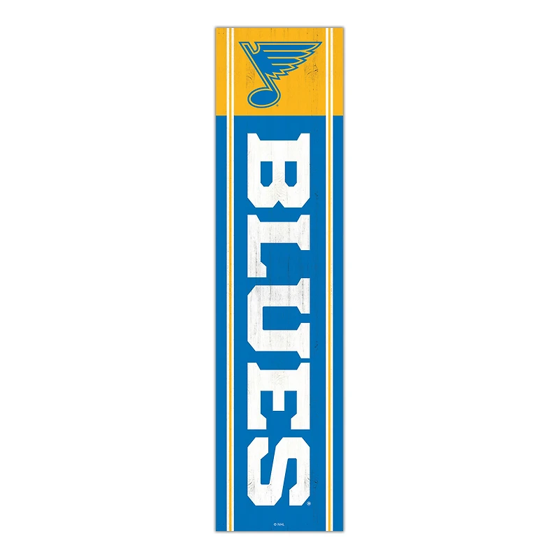 St. Louis Blues 48" Team Name with Logo Leaner
