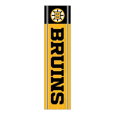 Boston Bruins 48" Team Name with Logo Leaner