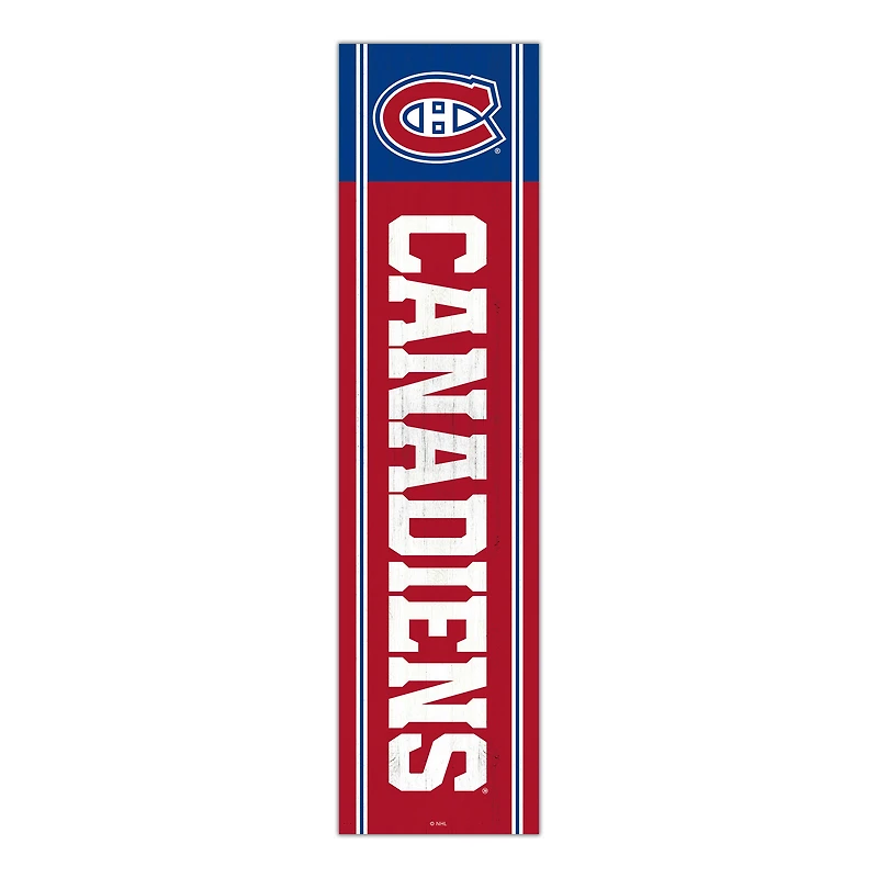 Montreal Canadiens 48" Team Name with Logo Leaner