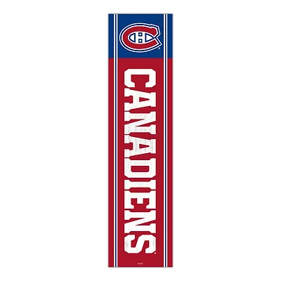 Montreal Canadiens 48" Team Name with Logo Leaner