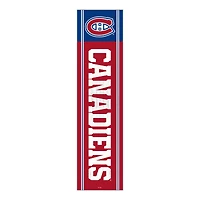 Montreal Canadiens 48" Team Name with Logo Leaner