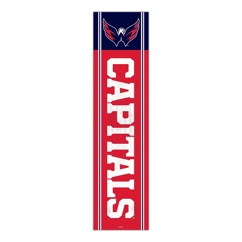 Washington Capitals 48" Team Name with Logo Leaner