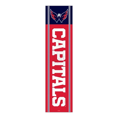Washington Capitals 48" Team Name with Logo Leaner