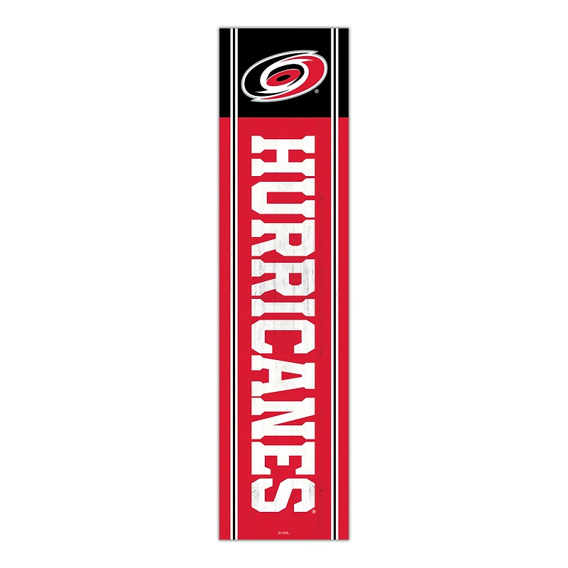 Carolina Hurricanes 48" Team Name with Logo Leaner