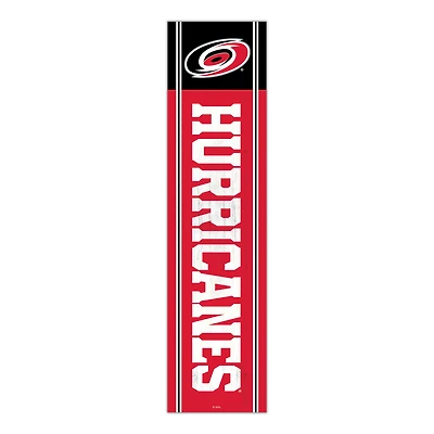 Carolina Hurricanes 48" Team Name with Logo Leaner