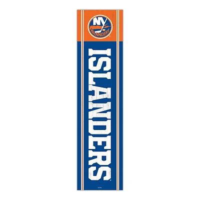 New York Islanders 48" Team Name with Logo Leaner
