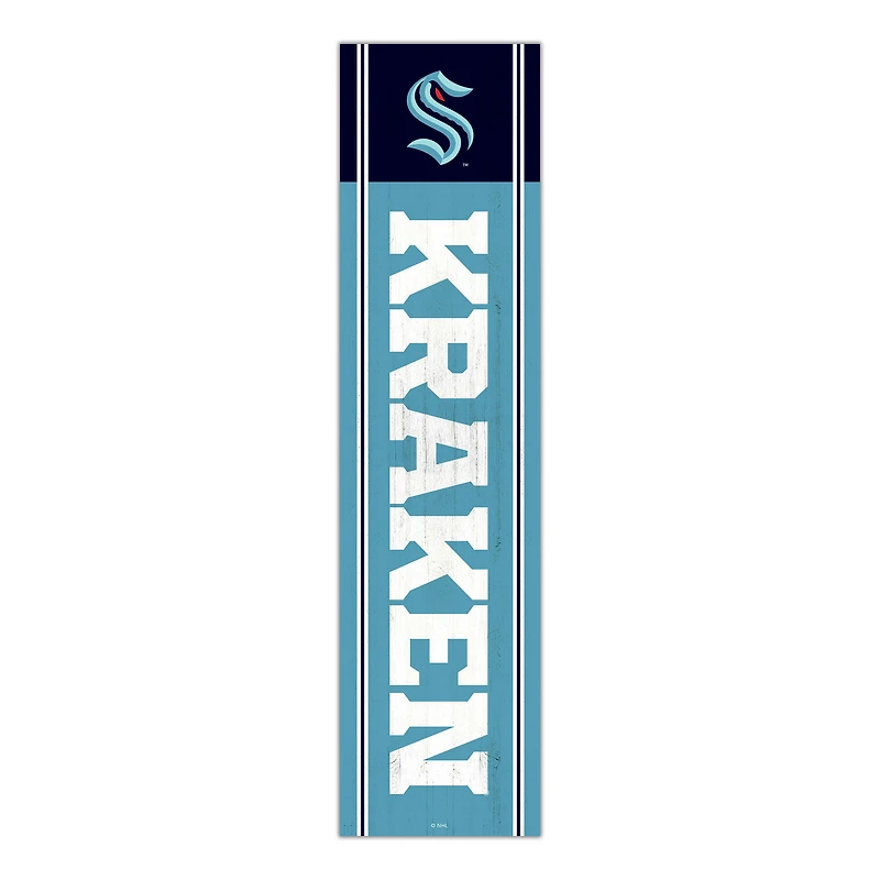 Seattle Kraken 48" Team Name with Logo Leaner