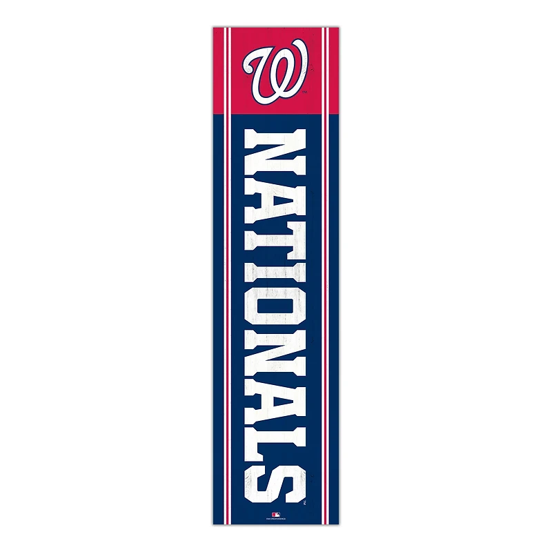 Washington Nationals 48" Team Name with Logo Leaner