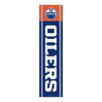 Edmonton Oilers 48" Team Name with Logo Leaner