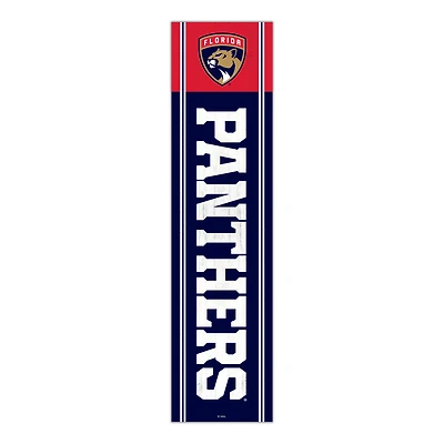 Florida Panthers 48" Team Name with Logo Leaner