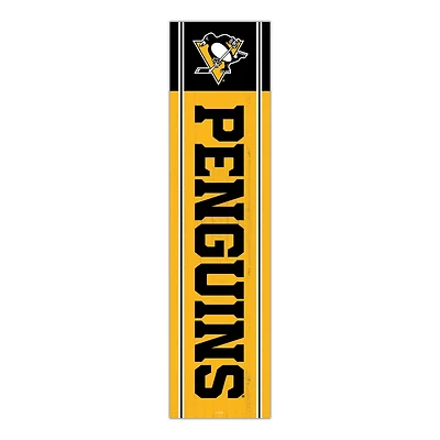 Pittsburgh Penguins 48" Team Name with Logo Leaner