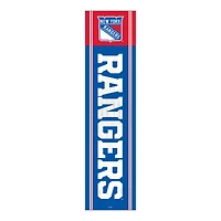 New York Rangers 48" Team Name with Logo Leaner