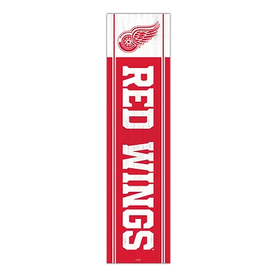 Detroit Red Wings 48" Team Name with Logo Leaner