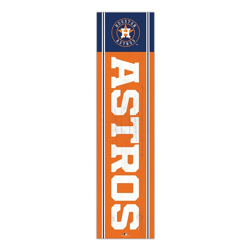 Houston Astros 48" Team Name with Logo Leaner
