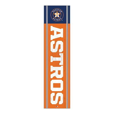 Houston Astros 48" Team Name with Logo Leaner