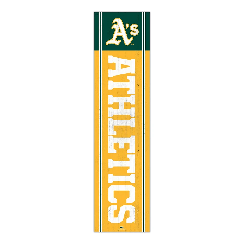 Athletics 48" Team Name with Logo Leaner