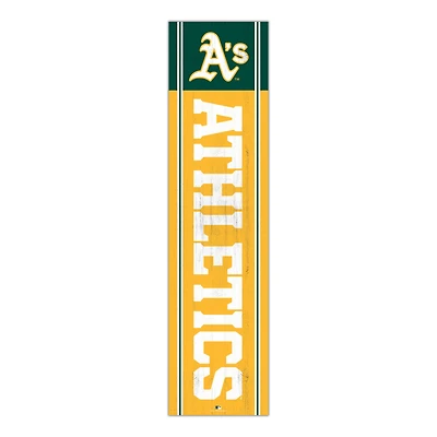 Athletics 48" Team Name with Logo Leaner