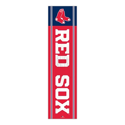 Boston Red Sox 48" Team Name with Logo Leaner