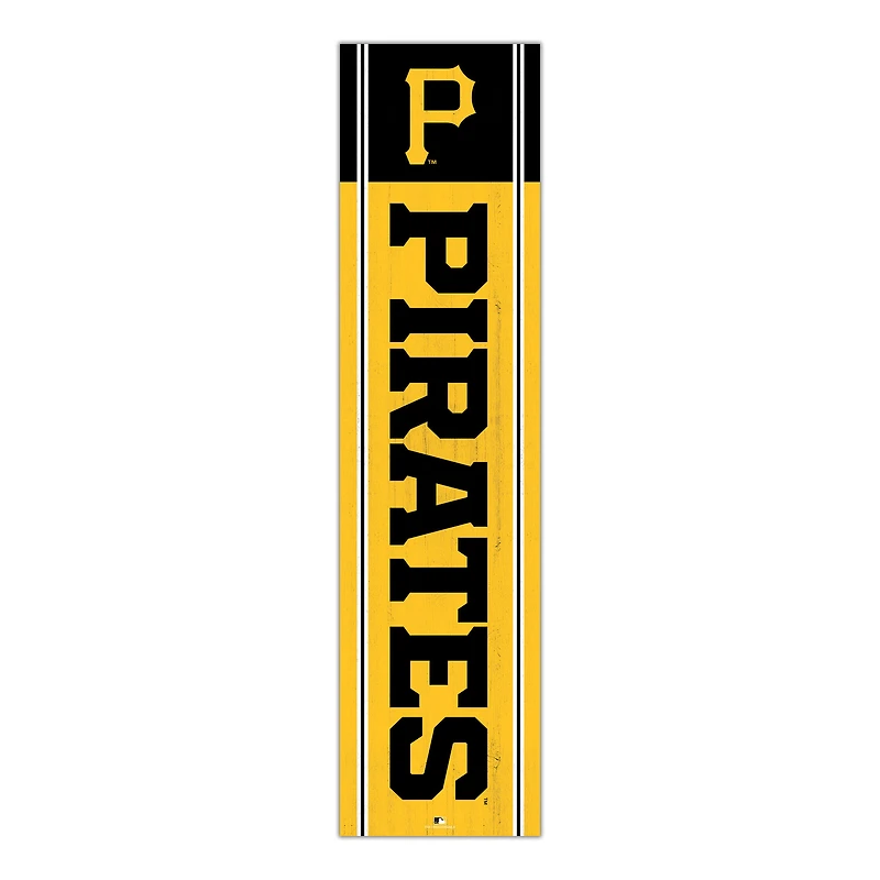 Pittsburgh Pirates 48" Team Name with Logo Leaner