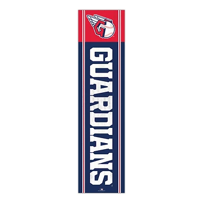 Cleveland Guardians 48" Team Name with Logo Leaner